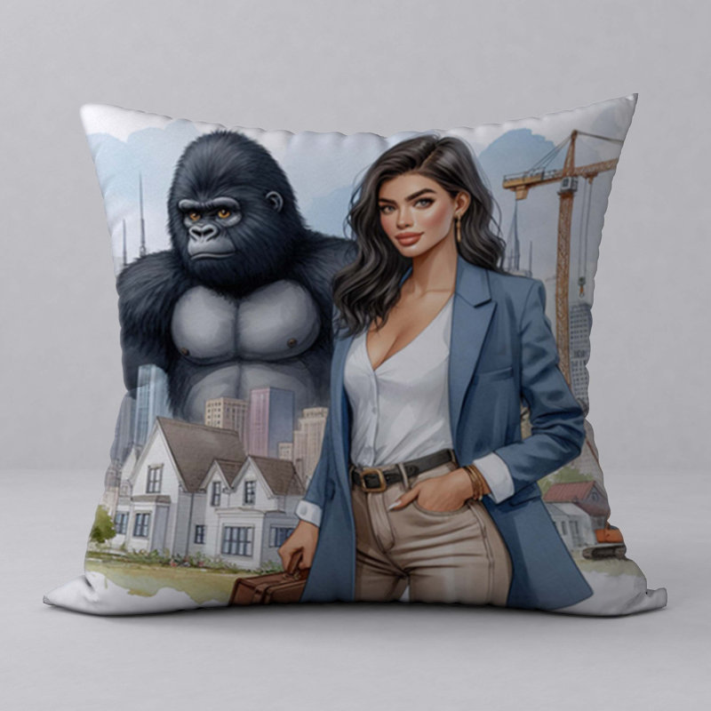 Housse et insert de coussin décoratif en polyester