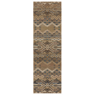 Tapis marocain brun clair