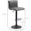 Swivel Counter Stool with Metal Frame