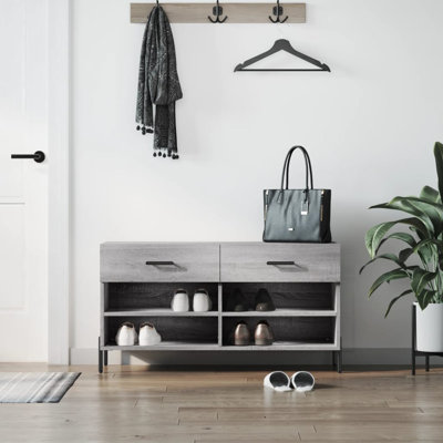 8 Pair Shoe Storage Bench