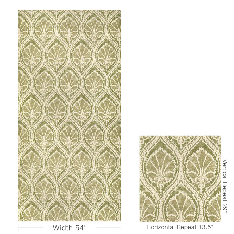 Triana Seville Weave Fabric, Celadon/Moss