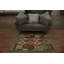 Tapis dynamique multicolore kilim 3 x 5 avec motifs hypnotisants
