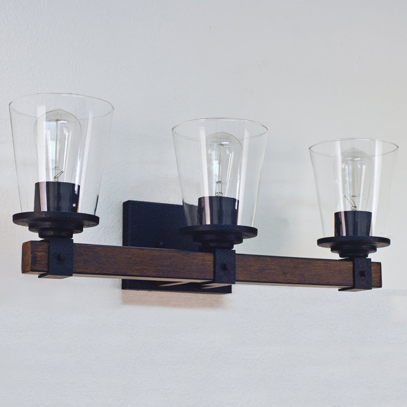 Abat-jour cloche en verre transparent Asher