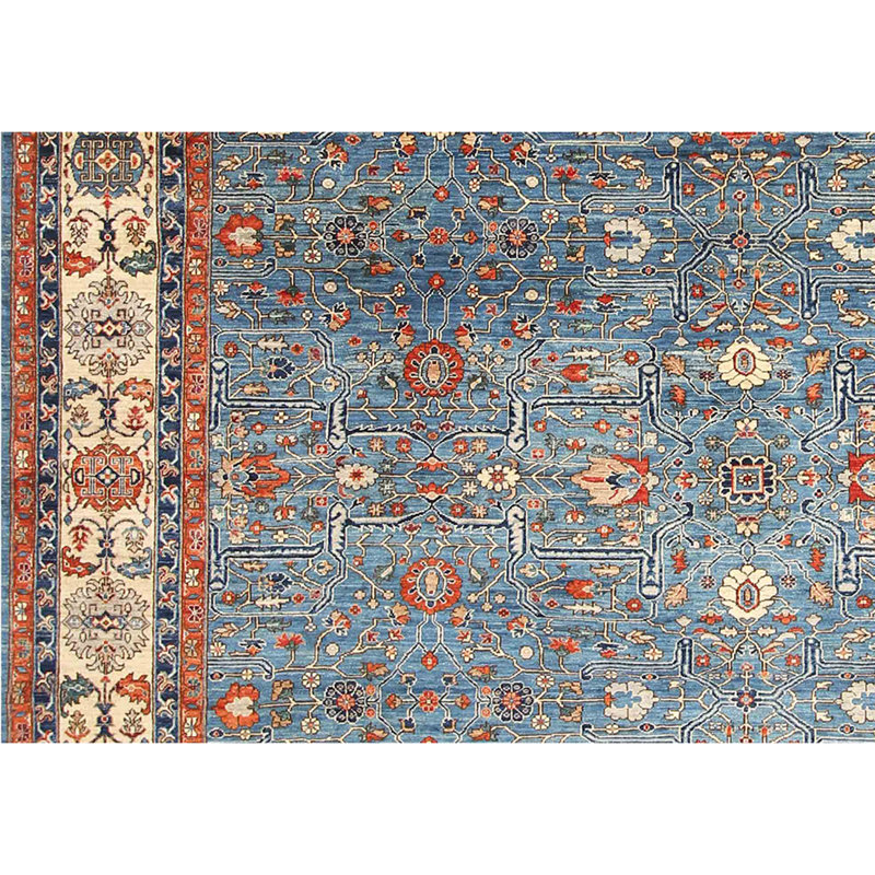 Hand Knotted Wool Oriental Indoor Rug