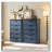 5 Drawers Dresser for Bedroom, 45" Tall Dresser with Curved Profile Design-935046405