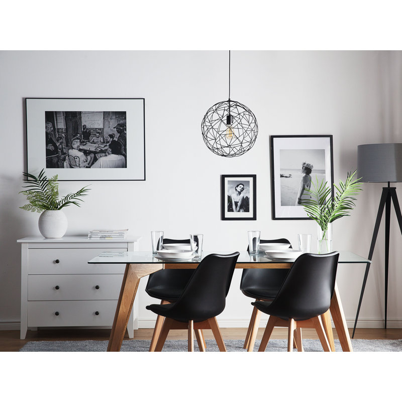 Verlin 1 - Light Sphere Pendant, Black