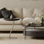 Table basse lumineuse et luxueuse