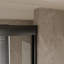Porte de douche coulissante semi-sans cadre avec verre trempé de 1/4 po de l 44 po x H 70 po-101431678