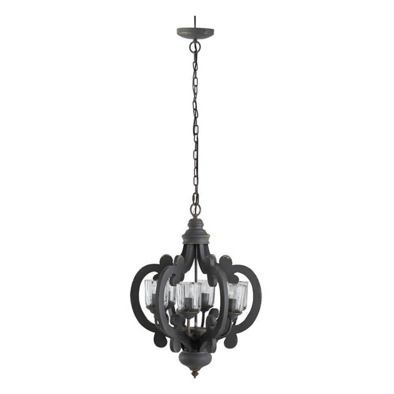 Luminaire suspendu avec chaîne réglable, Gris