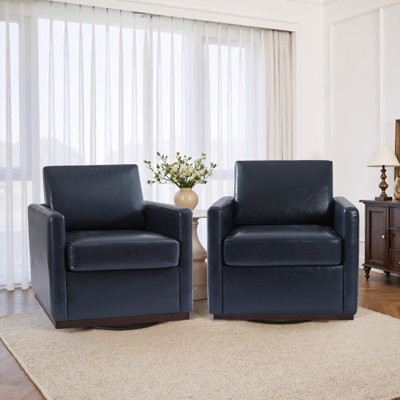 Upholstered Swivel Armchair