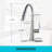 3 Spray Patterns Single Handle Pull Down Sprayer Kitchen Faucet-110982323