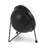 Industrial Analog Metal Quartz Movement / Crystal Tabletop Clock in Black