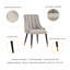 Chaise d'appoint de salle à manger Eda-91028830