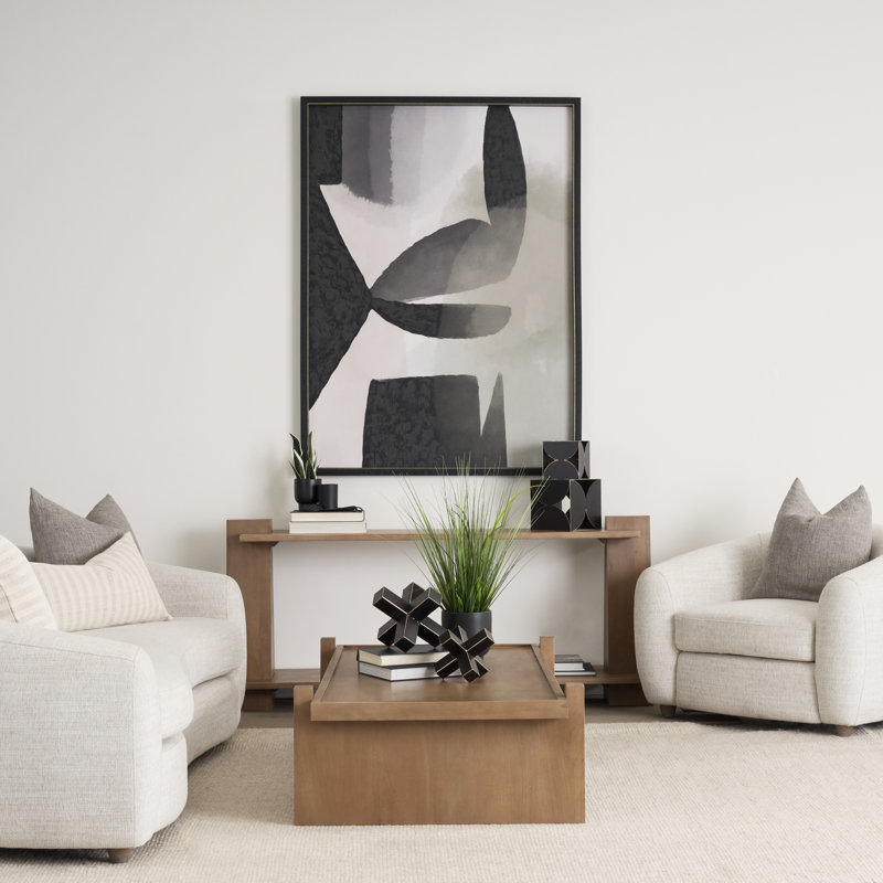 Silpi 67'' Solid Wood Console Table