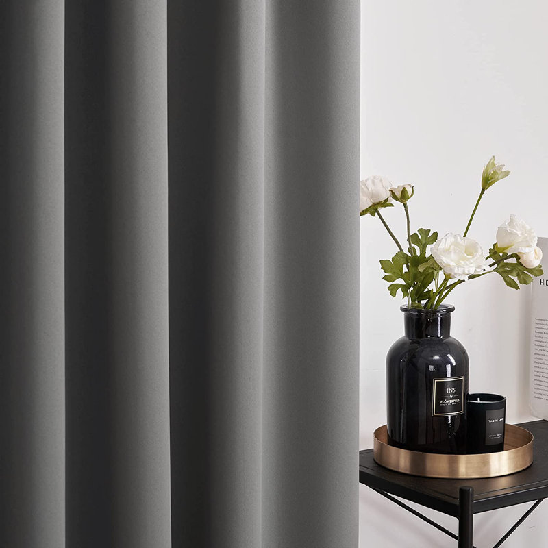 Darlington Room Darkening Curtain Pair, 52" W x 84" L, Turquoise