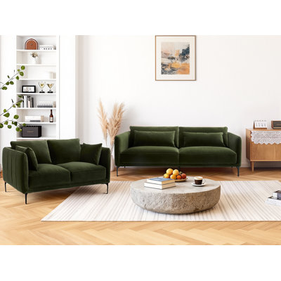 Rae 2 Piece Upholstered Living Room Set