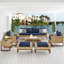 Milana Outdoor 8 - Piece Conversation Set-1912575809