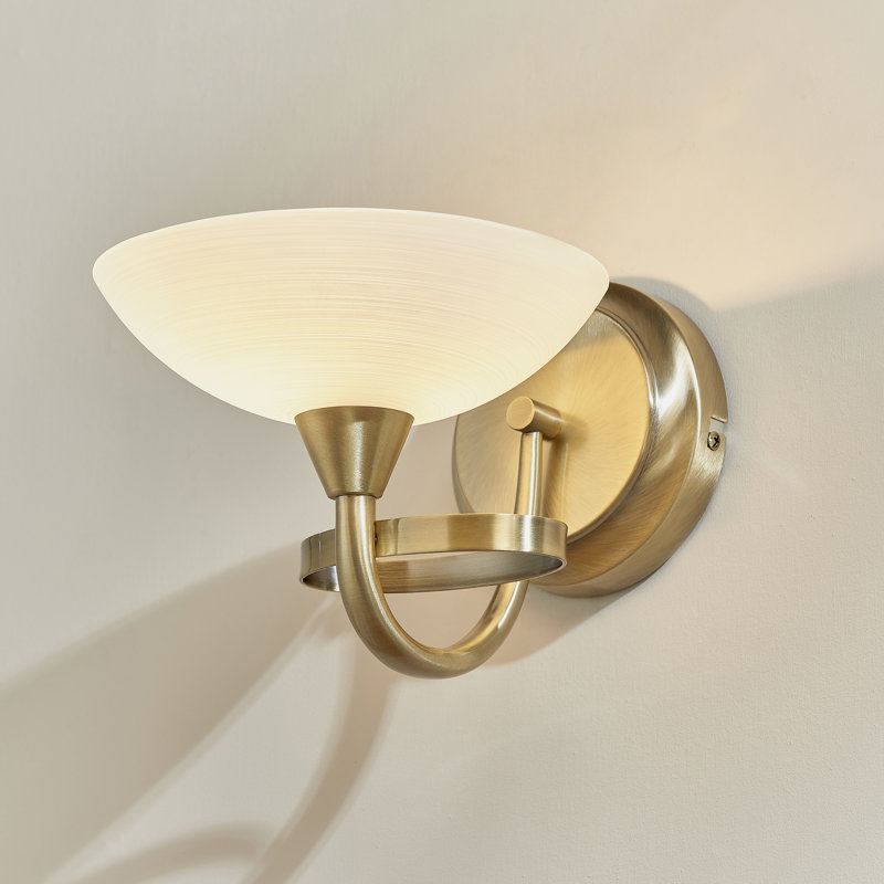Montague Armed Sconce, Antique Brass
