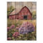 Hortensias dans la couleur lavande couleur grange II - décoration murale en bois d'hortensias - sur bois de pin naturel-1535999075