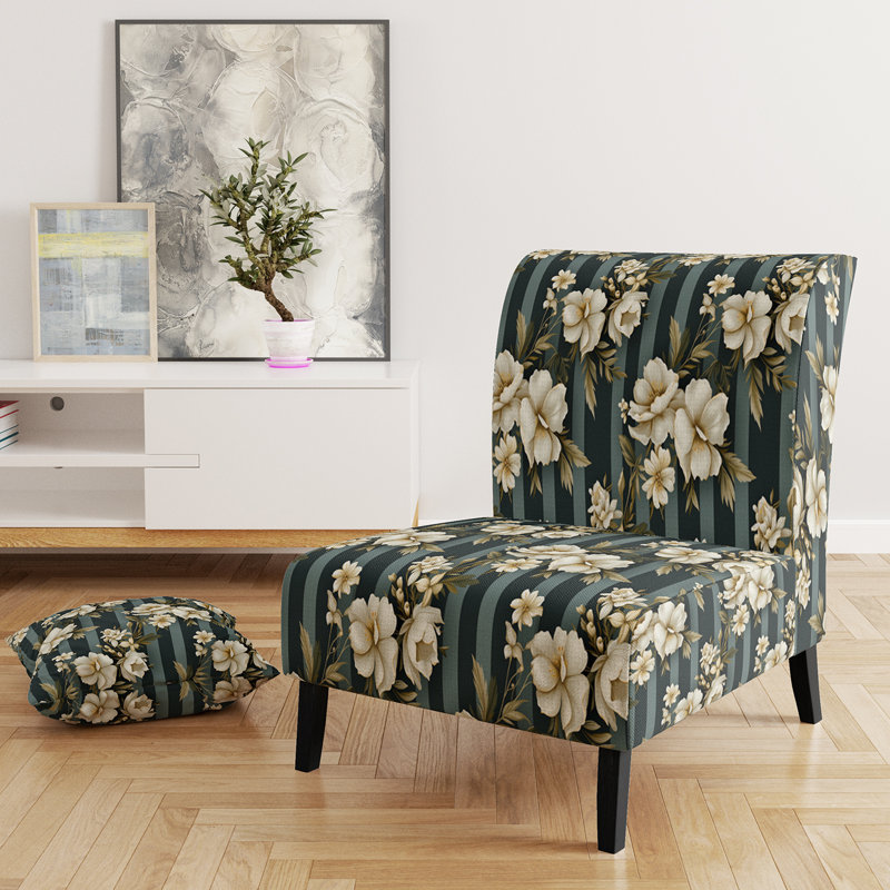 Fauteuil de chambre rembourré Classic Classic Elegant