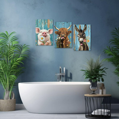 3 Piece Wrapped Canvas Print