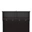 Arbre d'entrée 3 en 1 avec 2 tiroirs de rangement et 4 portemanteaux, banc de rangement pour chaussures en bois avec coussin de siège rembourré, banc de vestibule avec tablette de rangement supérieure (noir)