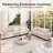 88" Modular Sectional Loveseat Couches For Living Room, 2-seater Deep Seat Sofa With Throw Pillow-456225842