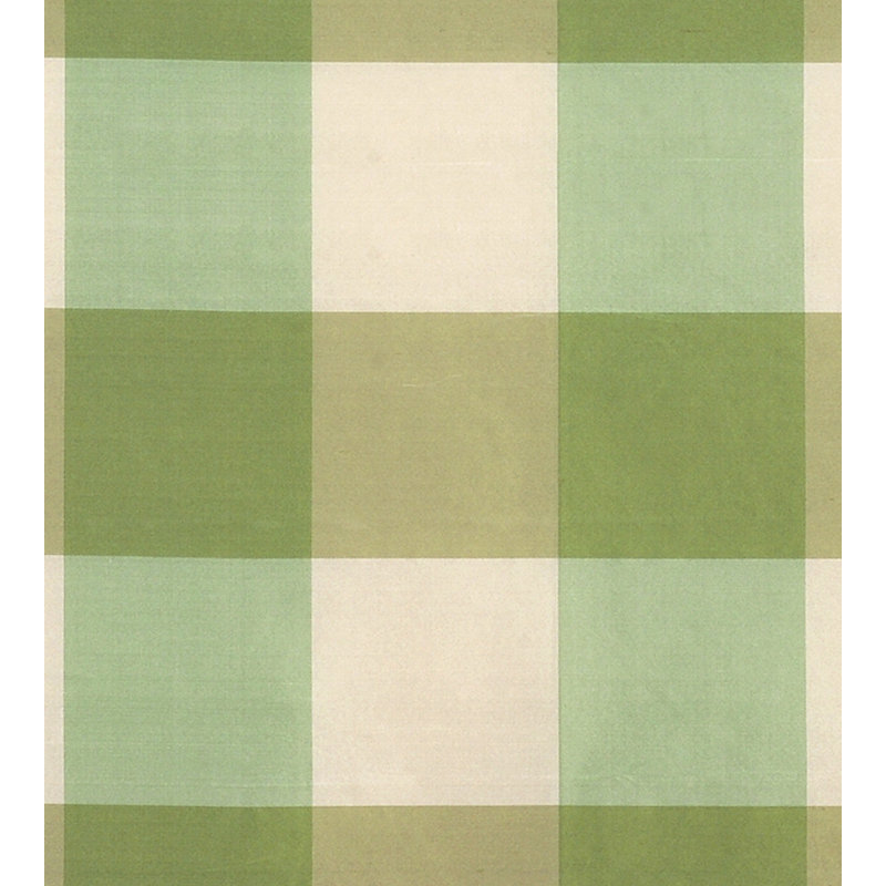 Fabric, Green/Ivory