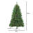 7' Lighted Pine Christmas Tree