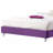 Elegant Transitional Purple Upholstered Bed