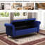 Banc de rangement bleu Sherpa