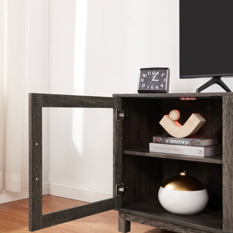 Console de meuble télé avec foyer et chauffage