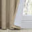 Bethany Premium Pinch Pleat  Double Wide Patio Panel with Back Tabs-1395719364-1395719367