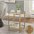 Doynton Round Glass Top End Side Table-1471048663