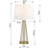 Donnybrook 27" Modern Glam Iron Table Lamp with 3-Way Dimmable Lighting-2036203708