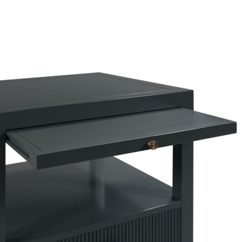 Thornapple Bedside Table, Coal