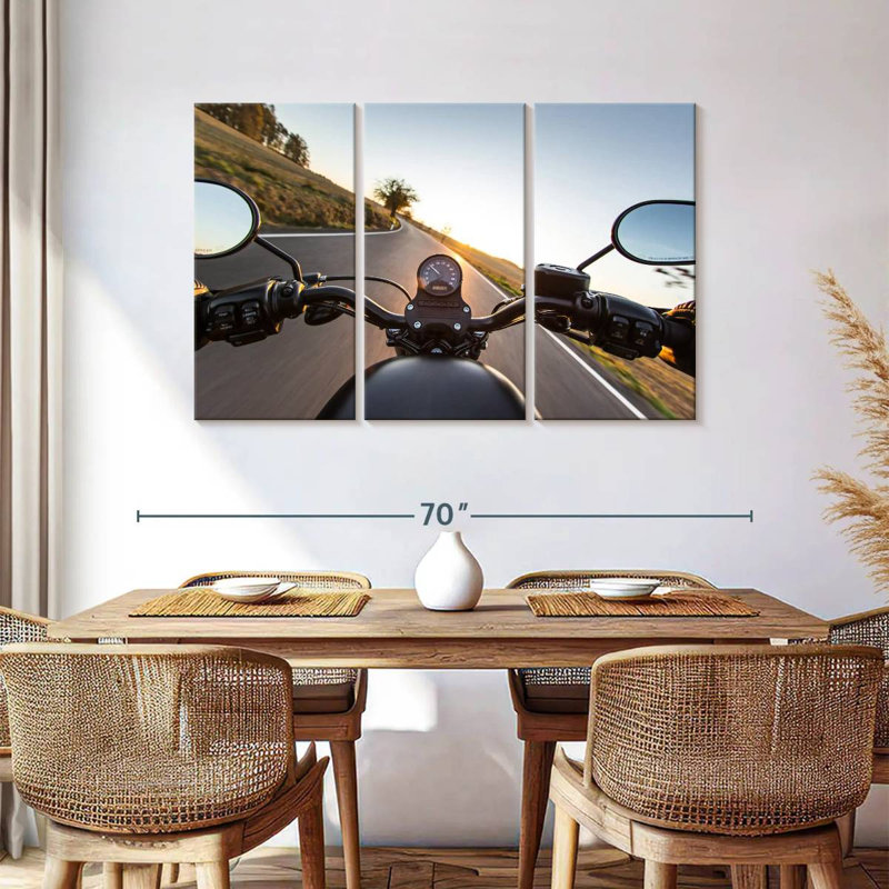 Mehar Motorcycle Ride, 36" H x 57" W