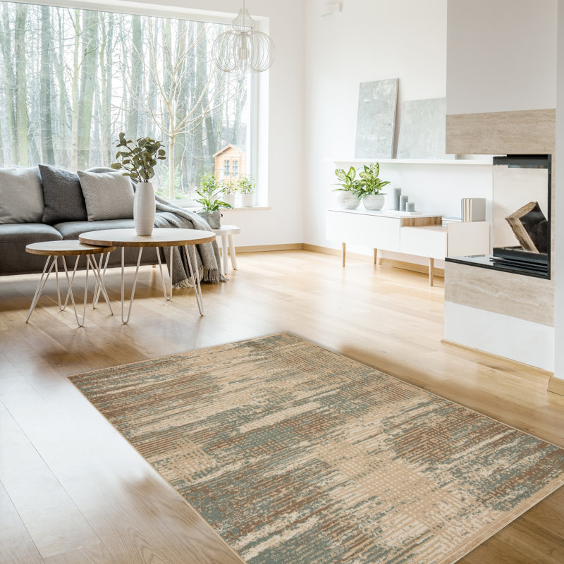 Kriselia Collection Abstract Area Rug, 7'8 x 11'1