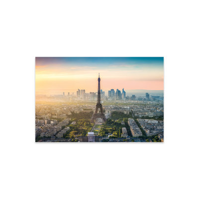 " Paris Skyline With Eiffel Tower " by Jan Becke