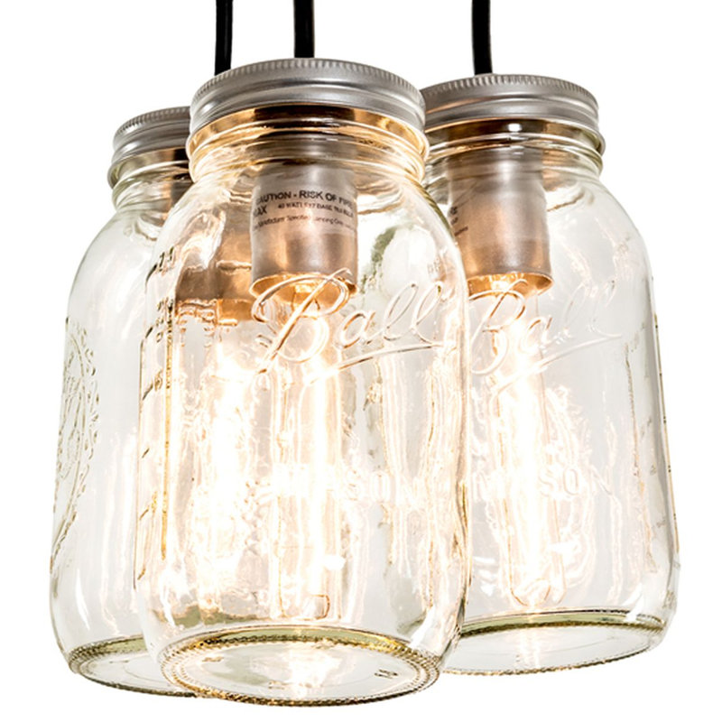 Mason Jar 3 - Light Pendant