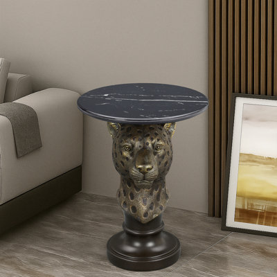 Table d'appoint Leopard Head