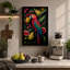 Macaw Among Fruits Tropical - Wrapped Canvas-1528177839-1528177834