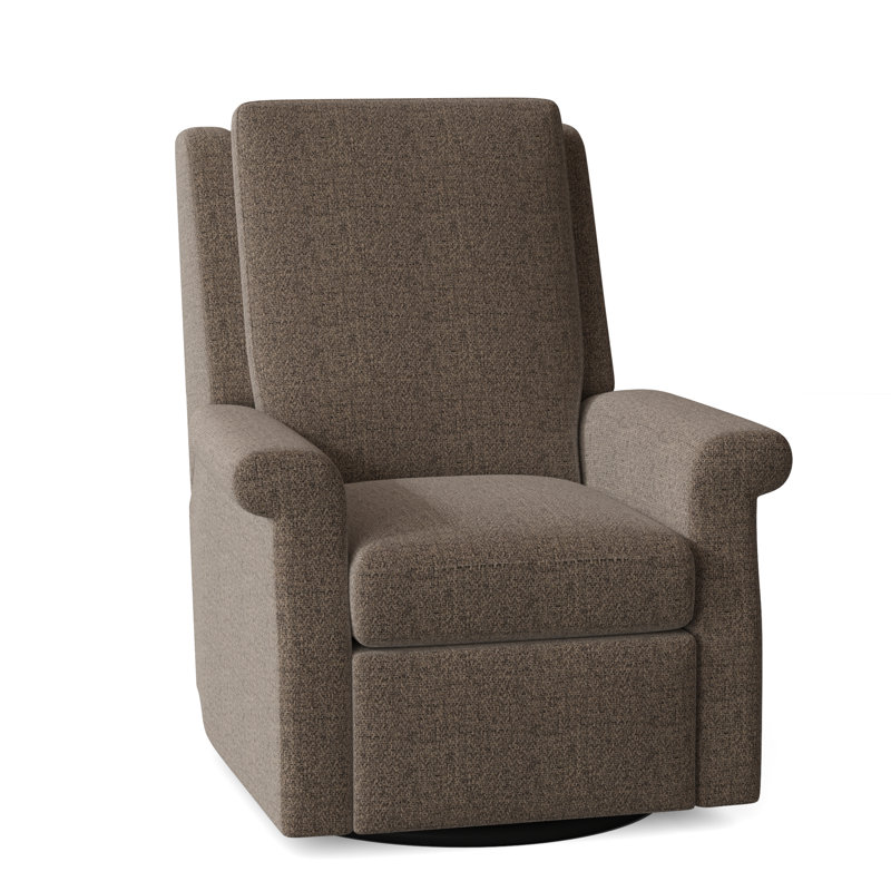 Greek 32.5" Wide Standard Recliner, Manual, 9508 Hazelnut, Swivel Glider