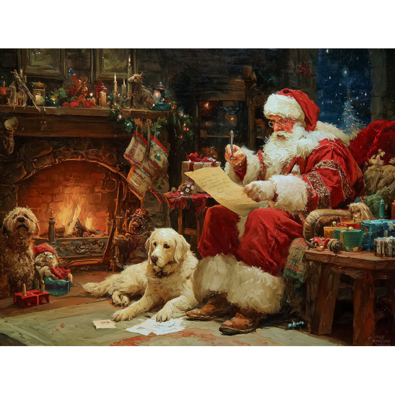 «Santa Santa» par Fire Fire, 36 po x 48 po
