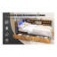 Structure de lit d'angle avec bibliothèque de rangement, lit de jour complet avec tiroirs de rangement en dessous, unité de lit pour enfants avec station de charge et lumière DEL-2029303365