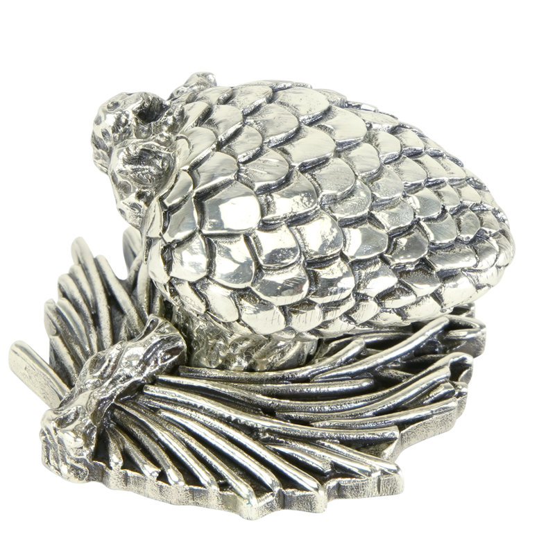 ARTS & CRAFT PINECONE KNOB, Silver