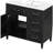 36-Inch Bathroom Vanity with Ceramic Sink Top, Solid Wood Frame and MDF Cabinet, Flip Drawer Design with Adjustable Shelf and Metal Handles, Freestanding Bathroom Storage Cabinet (Faucet Not Included)-1713082517