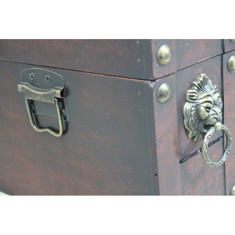 Boîte décorative en trésor pirate antique