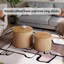 Ensemble de 2 tables basses gigognes, table basse ronde moderne, table d'appoint tambour, table centrale
