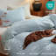 Ensemble de housse de couette en mousseline 100% coton lavé pour toutes les saisons-124464541-124464538